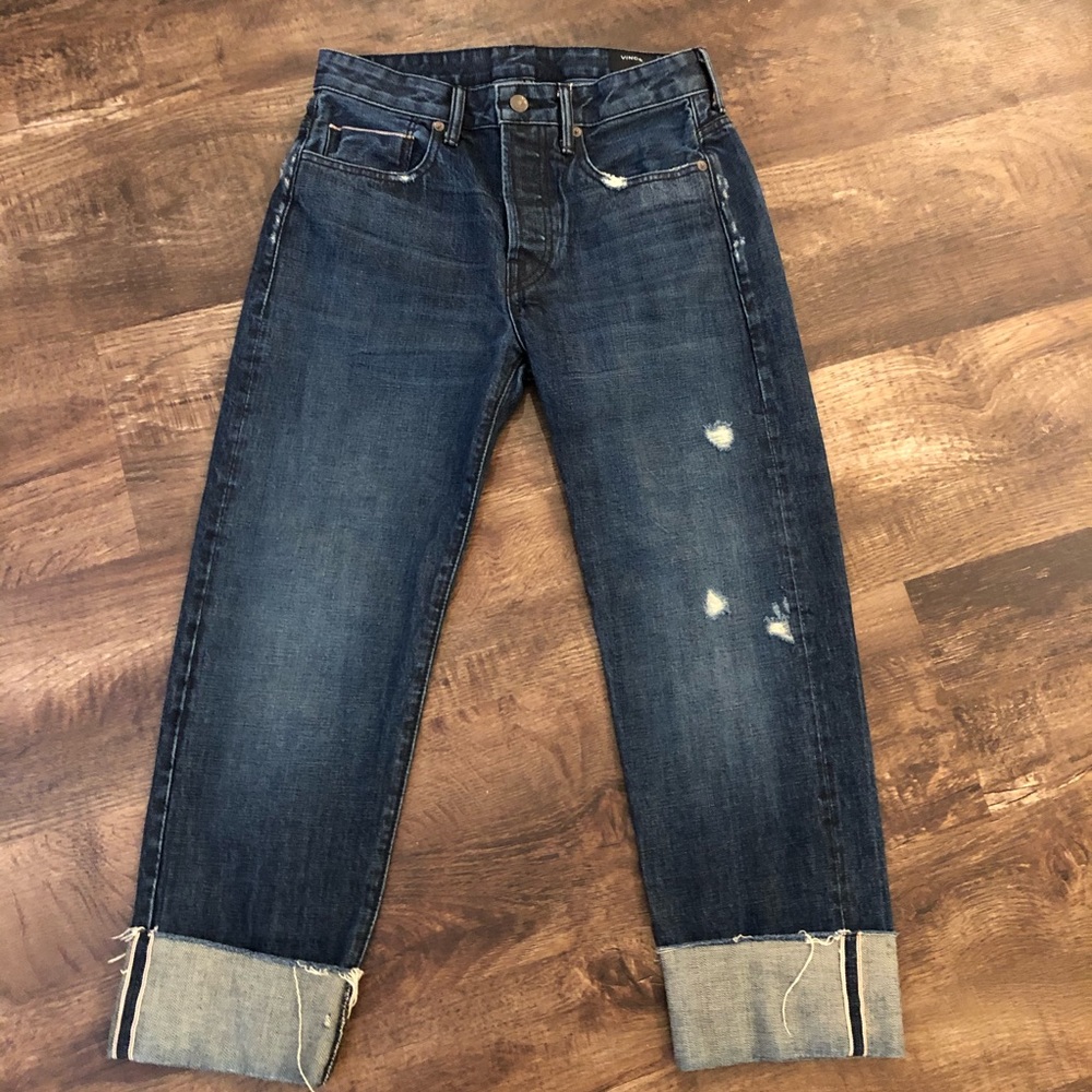 Vince. Cuffed Union Slouch Jeans